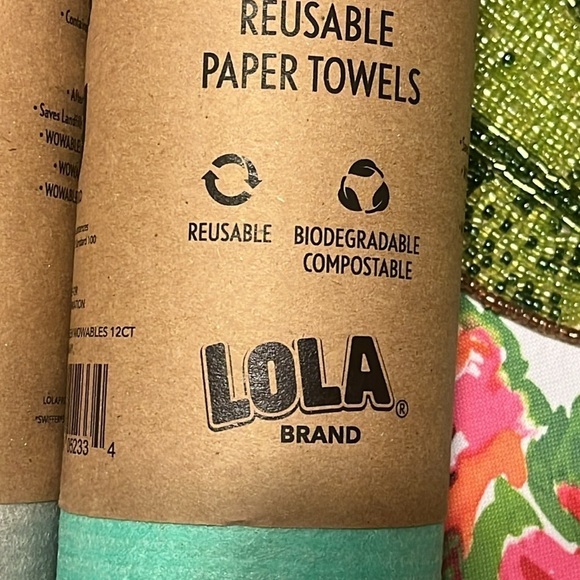 Brand New Pack of 3 Rolls Swedish Dishcloths Reusable Paper Towels Fast Drying - Picture 3 of 10